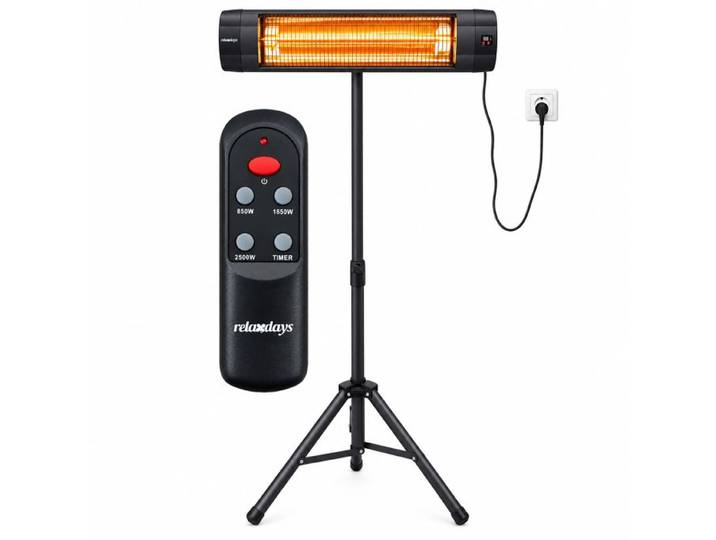 Relaxdays Infrarot Heizstrahler 2500 Watt