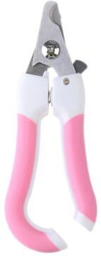 Happy Pet Pantry Ergonomic Pet Nail Trimmer For Dogs & Cats Stainless Steel, Labor Saving Grooming Tool pink