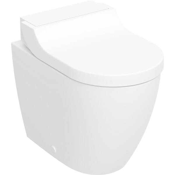 Geberit Geberit AquaClean Tuma Comfort WC-Komplettanlage Stand-WC Glas weiß, 146310SI1 146310SI1