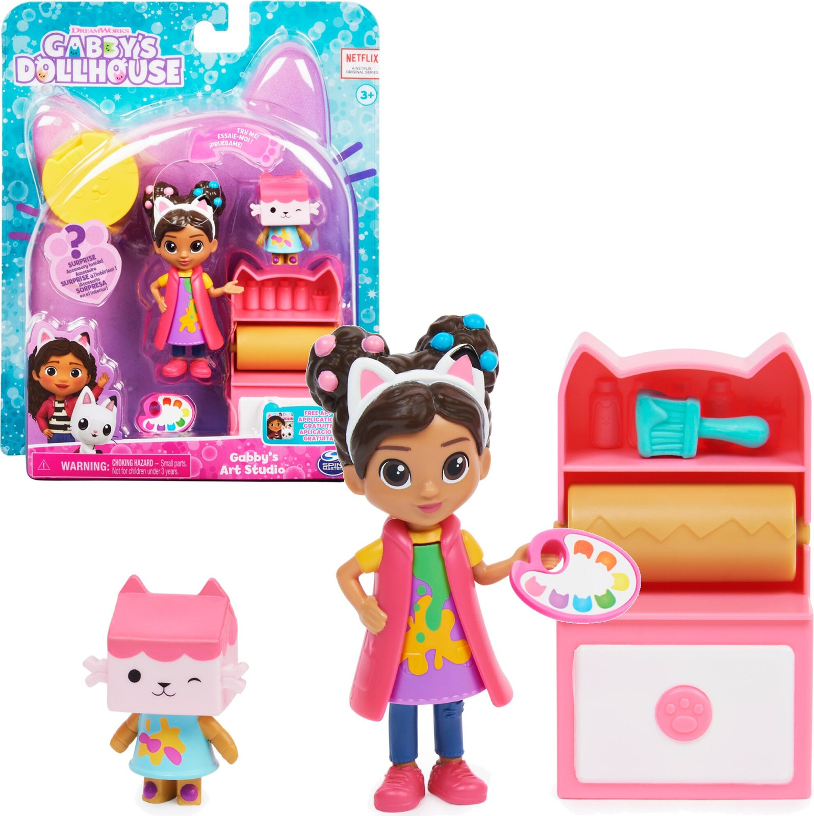 Spin Master Gabby's Dollhouse Kunststudio speelset voor meisjes