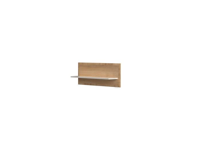 Wandregal GOODPRODUCT Gala , beige (beige, pacific walnuss decor), B:92cm H:35cm T:21cm, Holzwerkstoff, MDF, Regale, Wandregal, Ablage in Beigeton UV-lackiert kratzfest, hochglänzend