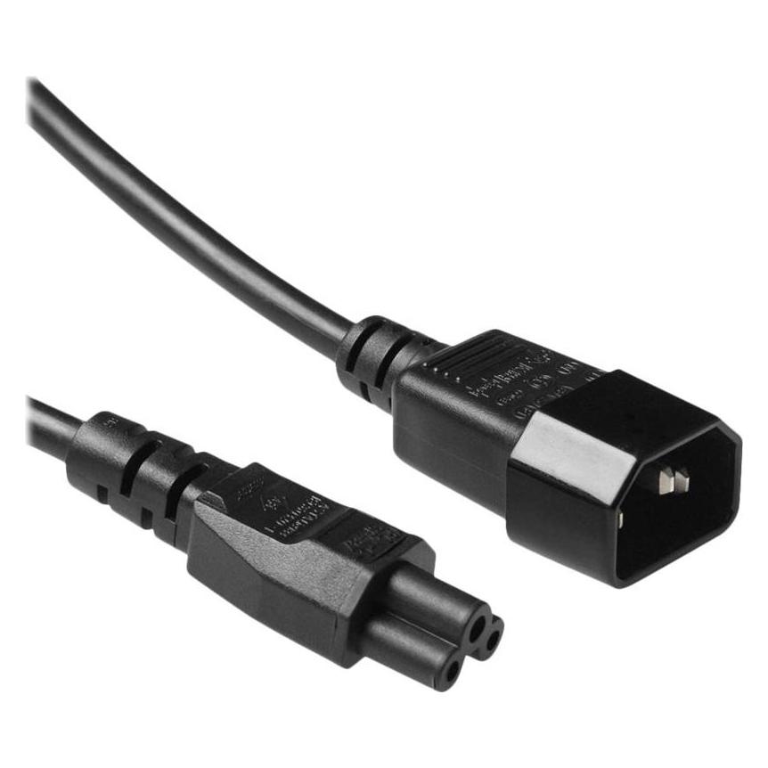 ACT Powercord C14 - C5 black 0.25 m (0.25 m) (AK5252)