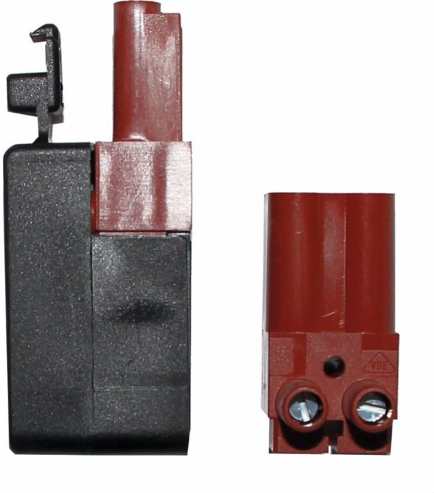 Wolf Stecker/Buchsen-Teil 2-polig 2794015 braun