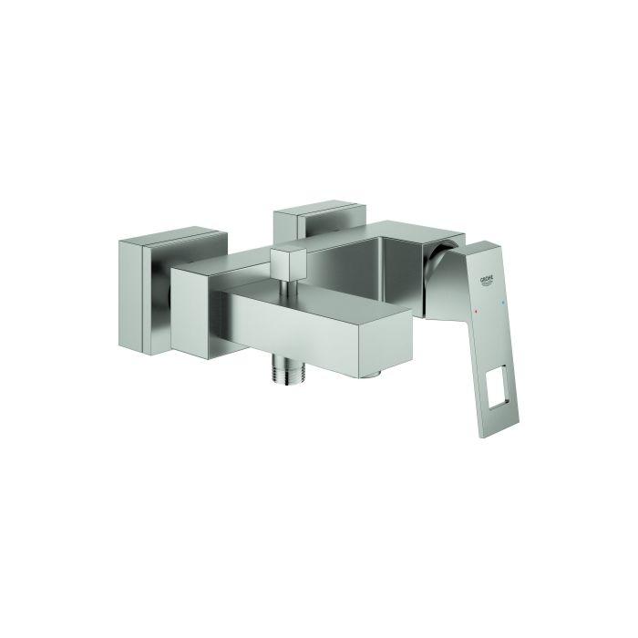 Grohe Eurocube Wannenarmatur 23140DC0 supersteel, Wandmontage