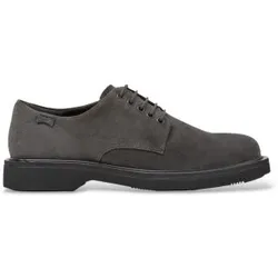 Camper für Herren. K100998-010 Zapatos de piel de cordones Norman multicolor (41), Leder, Wohnung, Schnürsenkel, Lässig, Grau
