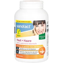 Sanotact Haut+haare Bierhefe Tabletten 450 St