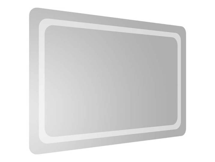 SALE d'hiver Miroir moderne - Miroir de salle de bain à LED - 90x60cm - Anti‑buée et design T6763