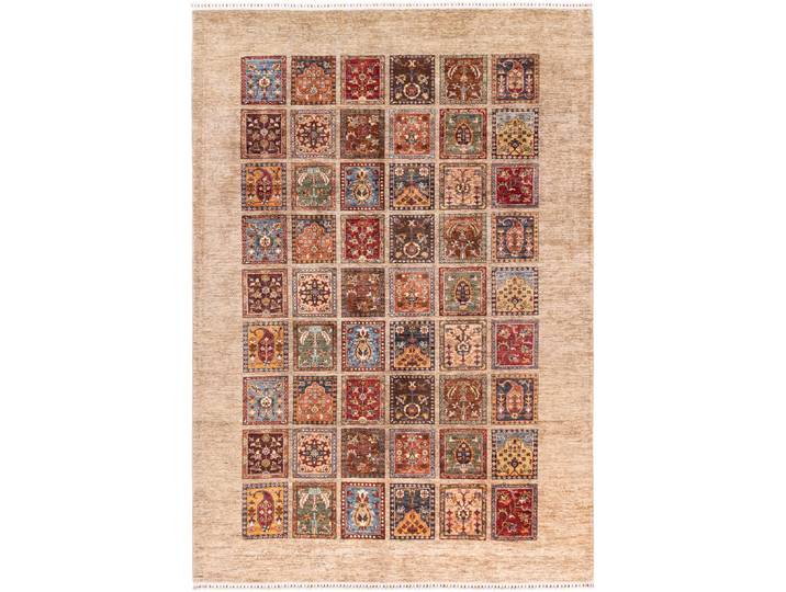 Arijana Teppich 202x291 Handgeknüpft Orientteppich Wolle