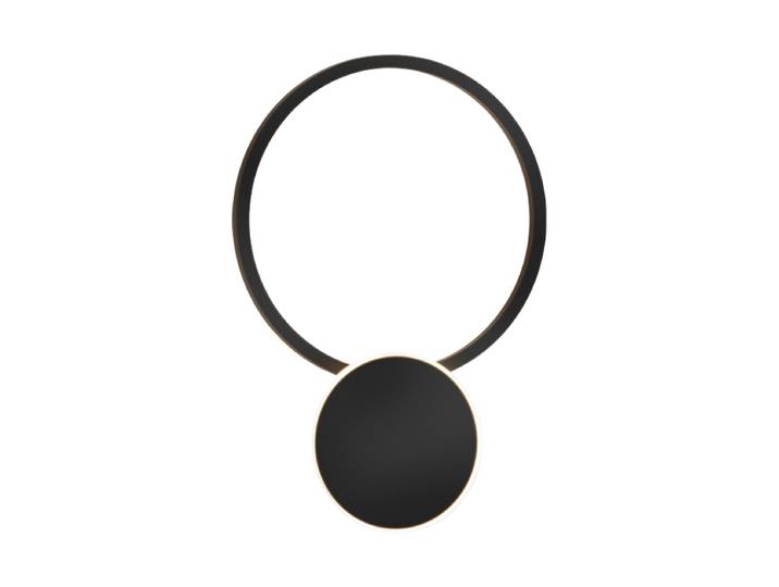 Dimmbare LED Design Wandlampe „Omnio“ Schwarz Schuller