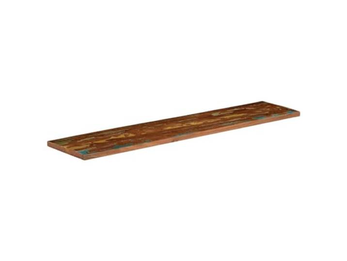 NKOPPFG Tischplatte 140x30x3,8 cm Rechteckig Altholz Massiv Recycled Wood, Rustic Design, Easy Cleaning, Versatile for Home or Commercial Use