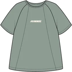 hummel, Mädchen, Sportshirt, hmlLUNA TOP S/S (116), Grün