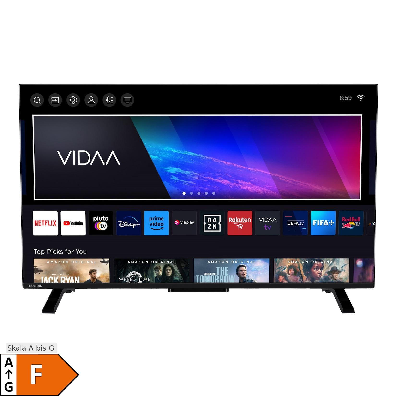 Toshiba 43UV2363DG Fernseher 43 Zoll Smart TV - VIDAA TV 4K UHD LED TV, HDR, Triple-Tuner (2026)