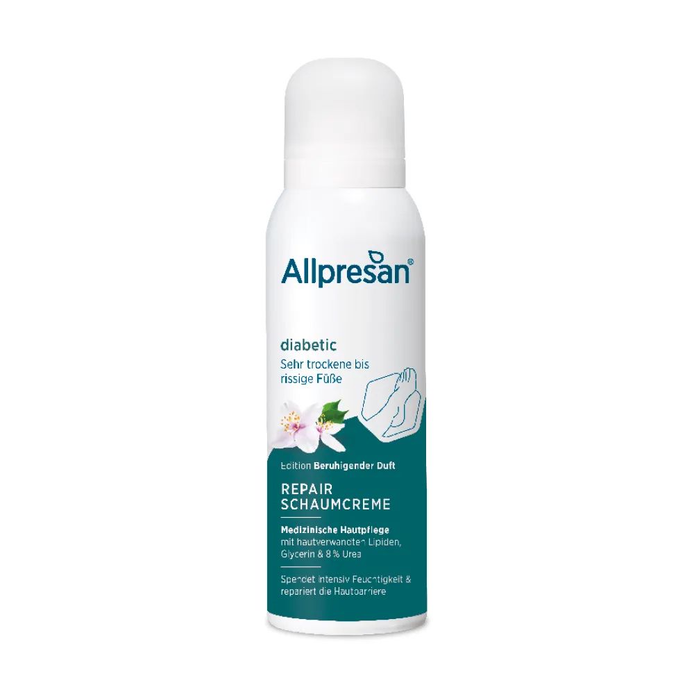 Allpresan diabetic Inten.+Repair m.Urea beruh.Duft 125 ml Schaum