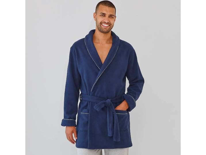 Robe de chambre courte maille polaire - Blancheporte
