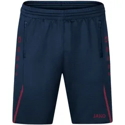 JAKO Challenge Trainingsshorts Kinder marine/maroon 128