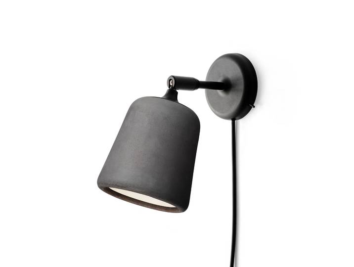 New Works Applique murale Material Dark grey concrete