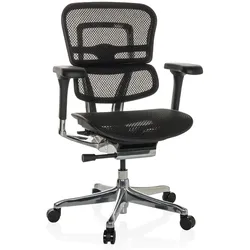Bürostuhl / Chefsessel ERGOHUMAN BASE GEN2 Netzstoff schwarz hjh OFFICE