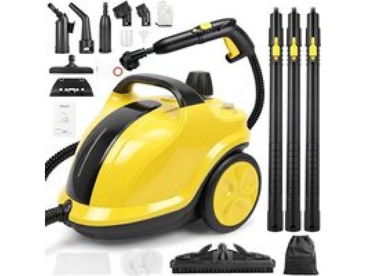 Nettoyeur Vapeur 1 8L Nettoyage Électrique 10 Accessoires 2000W Chauffe 8 S 1 8L JusquÀ 45 Min 10 Accessoires Portée 4 M Cuisine