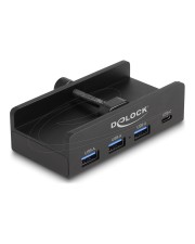 Delock Externer USB 5 Gbps 4 Port Hub 3 x Typ-A und 1 Type-C mit (64284)