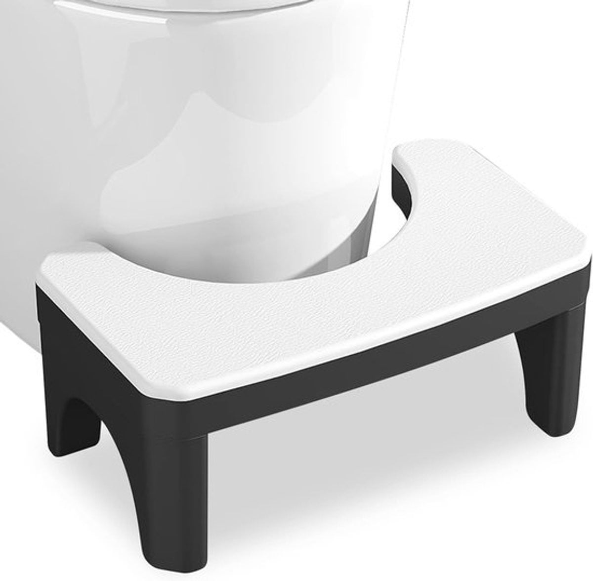 Multifunctionele toiletkruk voor een gezonde stoelgang - Wit