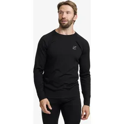 Route Merino Light Base Layer Top Herren Black, Größe:XS - Herren > Funktionsunterwäsche - Schwarz