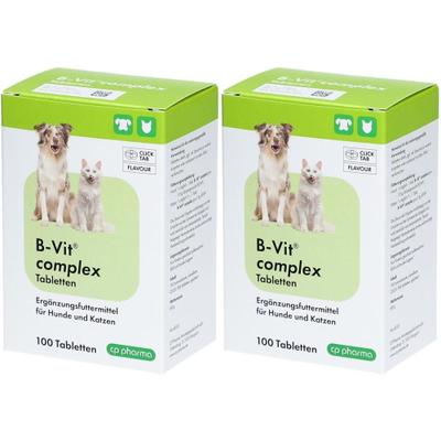 CP B-Vit complex Erg.Futterm.Tabl.f.Hunde/Katzen 2x 2x100 St Tabletten