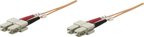Intellinet 511308 Glasfaser LWL Anschlusskabel 3.00m Orange [1x SC-Stecker - 1x SC-Stecker] 62,5/125 µ Multimode OM1