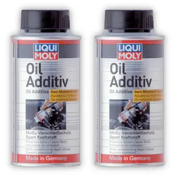 2x Additiv LIQUI MOLY 1011 Motoröl-Zusatz MoS2 Verschleißschutz Öl Additiv 125ml