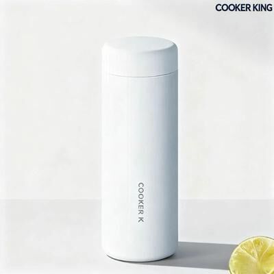 Uplifted Finds COOKER KING 360ml Vacuum Flask Stainless Steel Thermal Coffee Mug & Portable Bicycle Water Bottle sky Blue