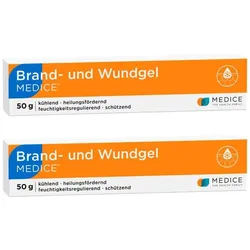 Brand- und Wundgel MEDICE Doppelpack 2X50 g Gel