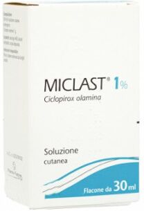 Pierre Fabre Miclast Soluzione Cutanea 1% 30 ml