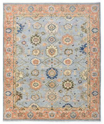 Overton Handmade Modern Contemporary Floral Area Rug