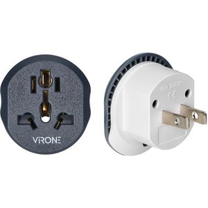 Virone Reiseadapter TA-8, Welt nach USA