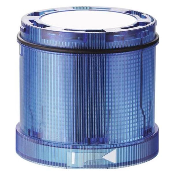 Werma Dauerlicht-/blinkendes Lichtmodul TwinLIGHT, KombiSIGN 72, Blau, 24VAC/VDC (647.530.75)