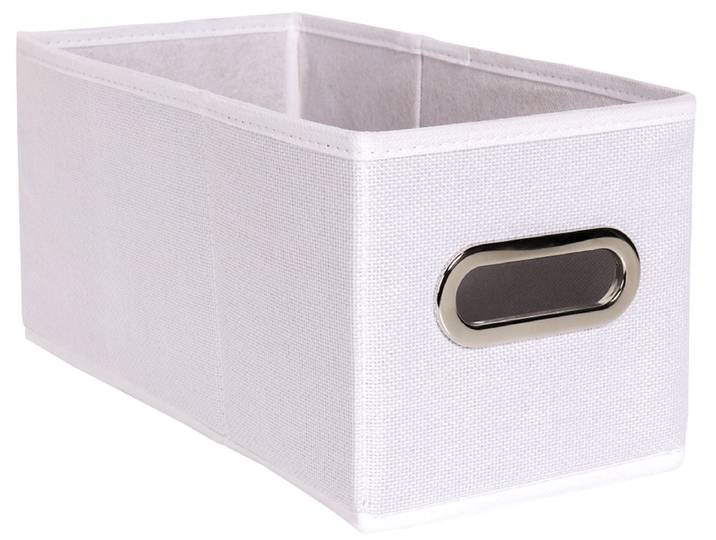 Aufbewahrungskorb MARIE weiss 31x15x15cm