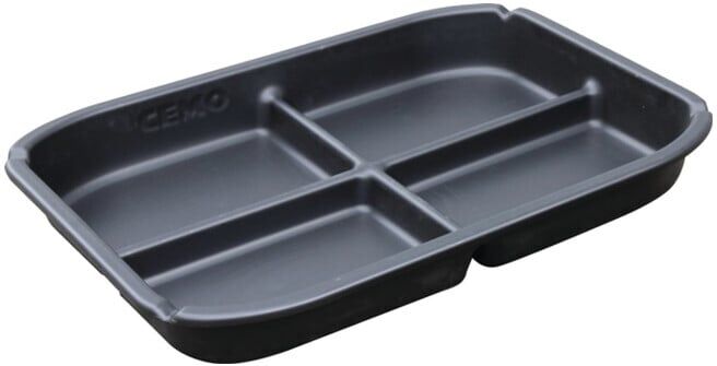 Bac de collecte volume de collecte 55 l L1010xl730xH125mm PE CEMO (6891)
