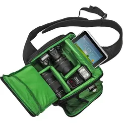 Rivacase 7470 (PS) Sling Case Elegant (Fotorucksack, 6.50 l), Kameratasche, Schwarz