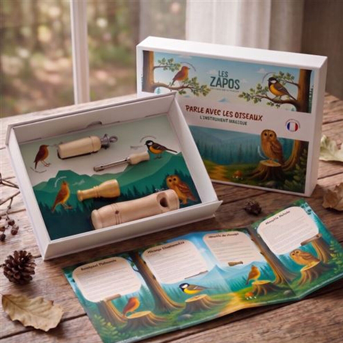 HB CALLS Coffret 4 Appeaux « Parle avec les Oiseaux »