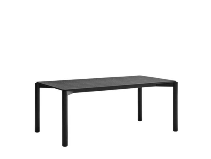 Table à manger 8 personnes en bois - noir