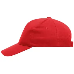 Basecap Heavy Cotton "MB092" 5-Panel - red