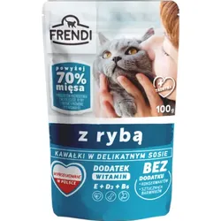Frendi Piece in delikater Sauce mit Fisch 100g