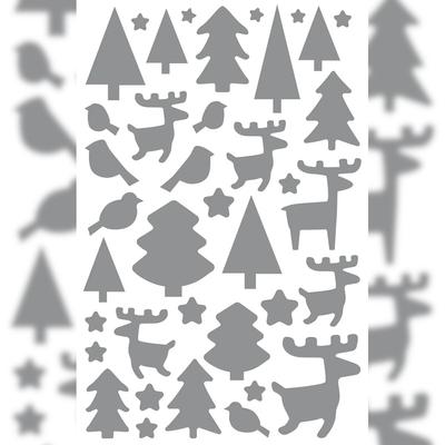 Maildor Initial, 20 Stickerbogen 10,5x16cm, Weihnachten 2 - Sortierung AE188C