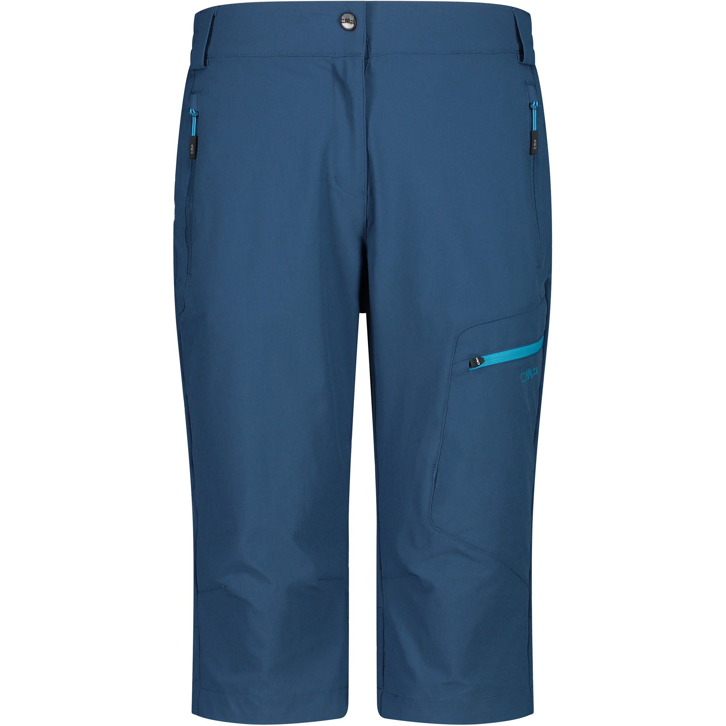 CMP Capri Hose Damen Kurze Hosen blau Größe XS Camping Elastisch