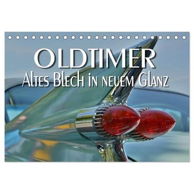 Oldtimer - Altes Blech in neuem Glanz (Tischkalender 2026 DIN A5 quer), CALVENDO Monatskalender