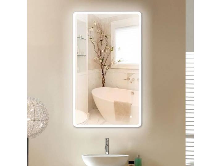 Miroir de salle de bain LED 50x70cm anti-buée