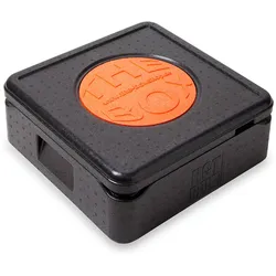The Box Thermobox Pizza klein - Volumen: 41 x 41 x 16,5 cm (12 Liter) - Nutzhöhe: 10 cm - 1 Isolierbox aus EPP Kunststoff