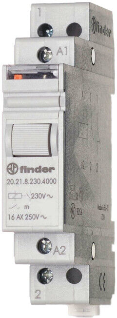 Finder Interrupteur à impulsion 1S 16A 230VAC 20.21.8.230.4000 (202182304000)