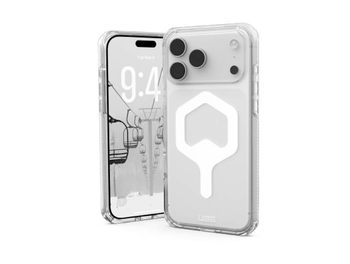 Coque Uag Plyo Magsafe Pour Iphone 17 Pro Max Compatible Magsafe (blanc/glace)