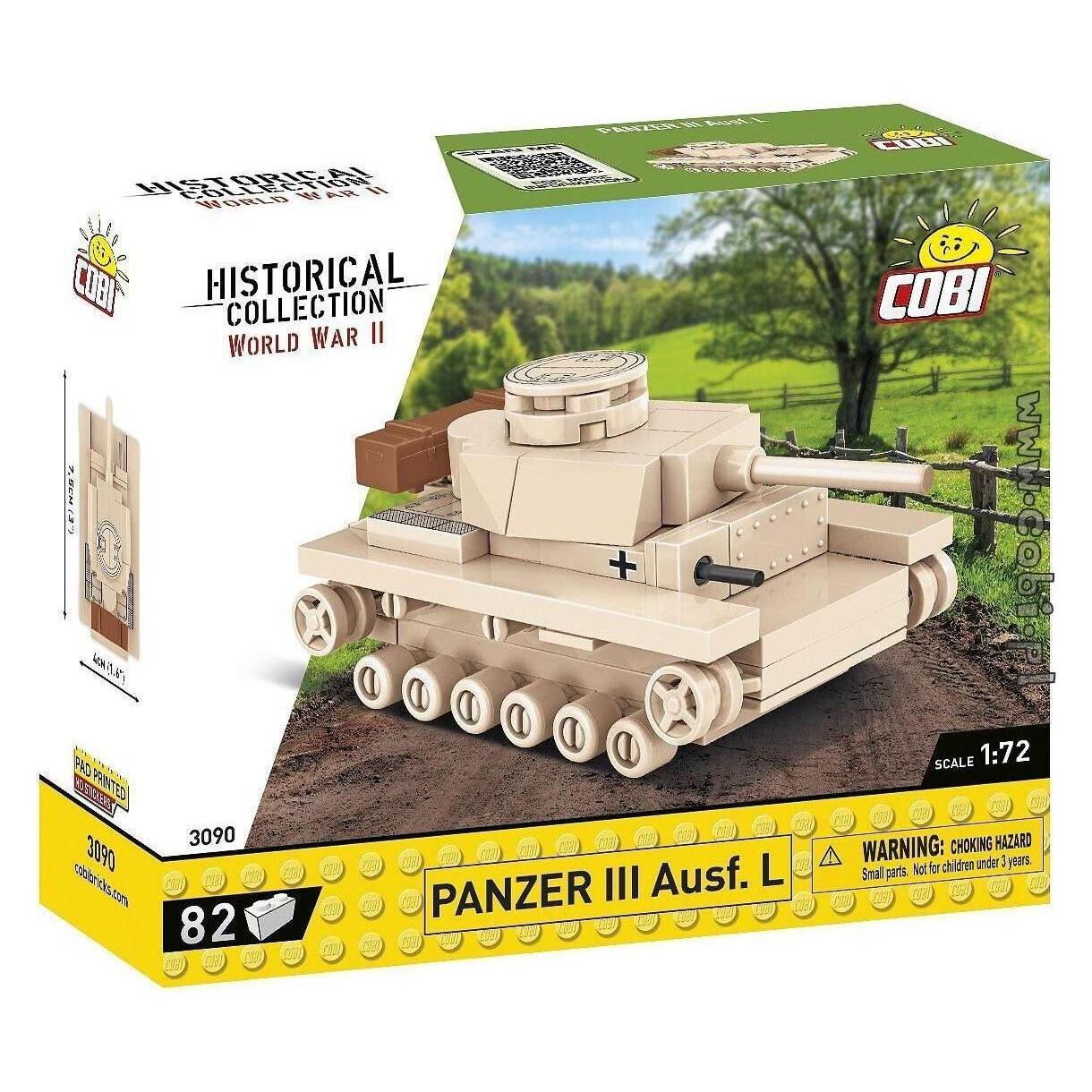 Cobi H.C. WWII Panzer III Ausf.L 1:72 (3090)