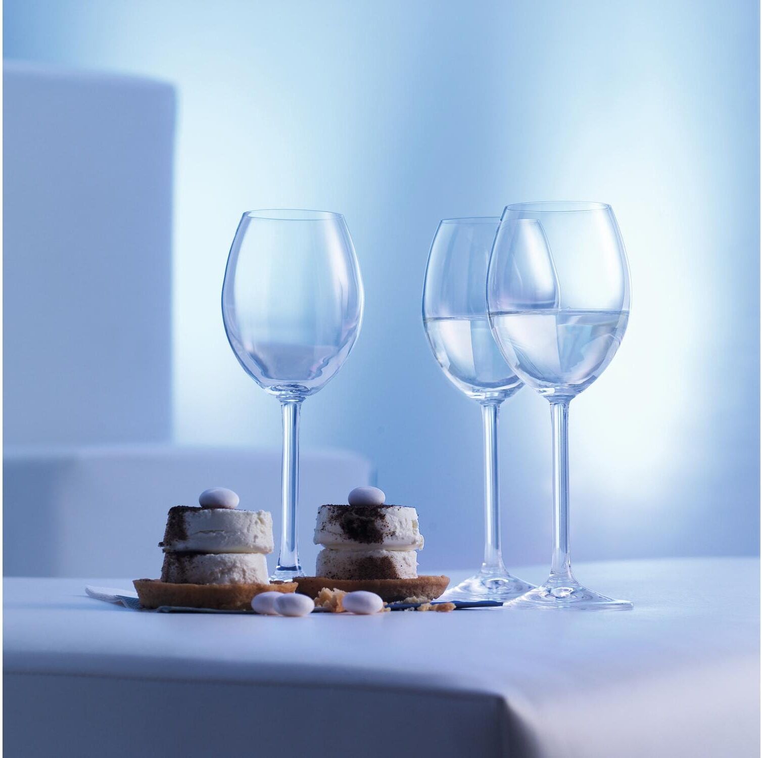 Weissweinglas MONTANA-GLAS "Pure 250 ml", transparent, H:20cm Ø:6cm, Kristallglas, Trinkgefässe, Weissweinglas transparent Ø 6cm x 20cm, 250ml, 6 Stk.